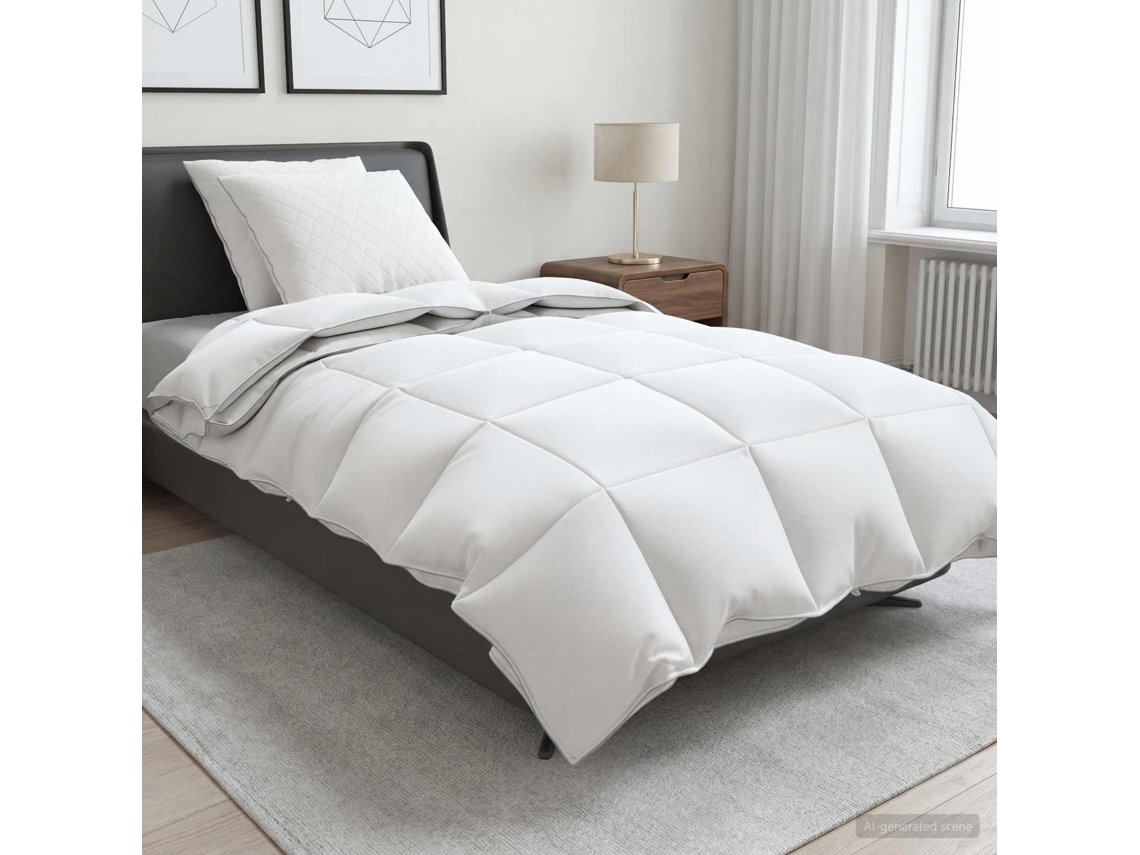 Vidaxl Conjunto De Edredão 90% Penas De Ganso Fulda 3 Unid. 310 Gsm