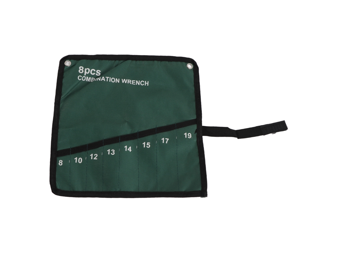 Bolsa de Armazenamento de Ferramentas Enrolável com 8 Bolsos Organizador Portátil Lona Premium S/MARCA