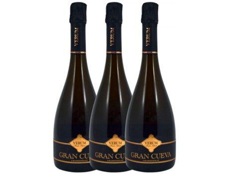 Espumante VERUM Verum Gran Cueva Chardonnay Brut Nature (0.75 L - 3 unidades)