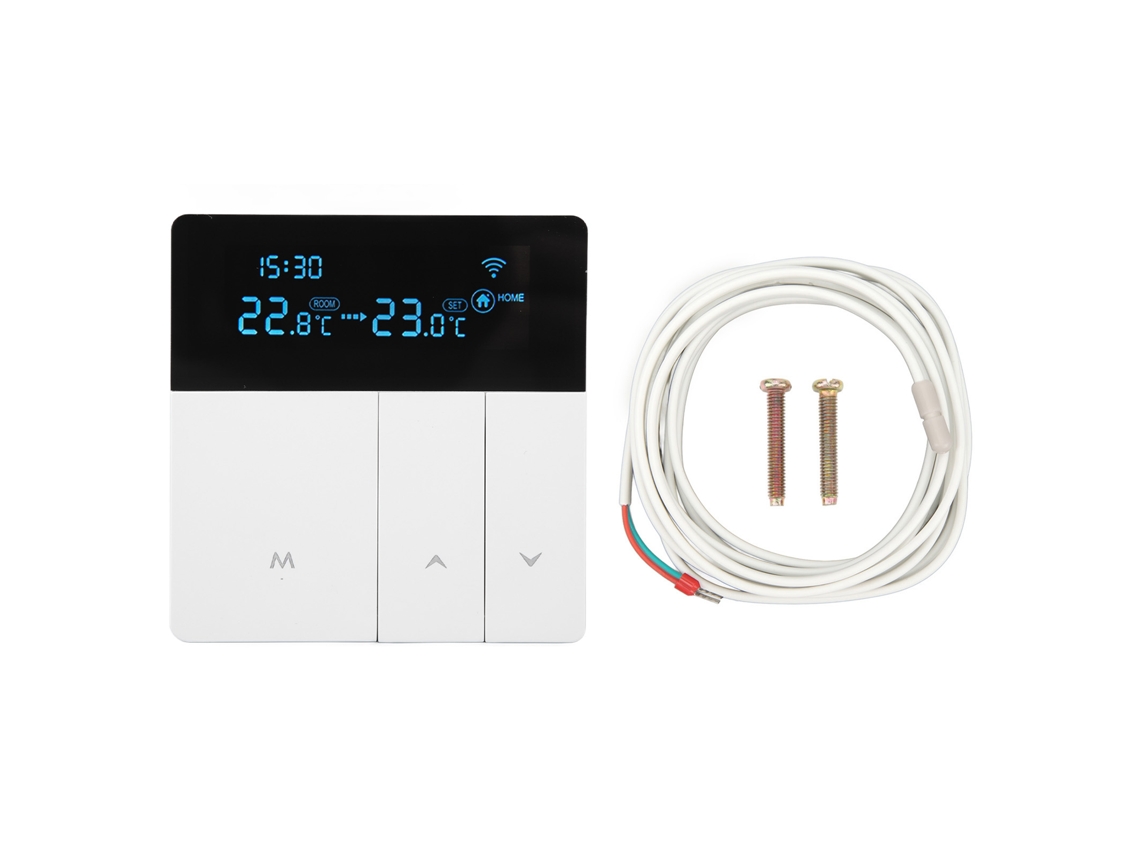 Termostato digital inteligente lcd programável app controle temperaturas ac90v 240v