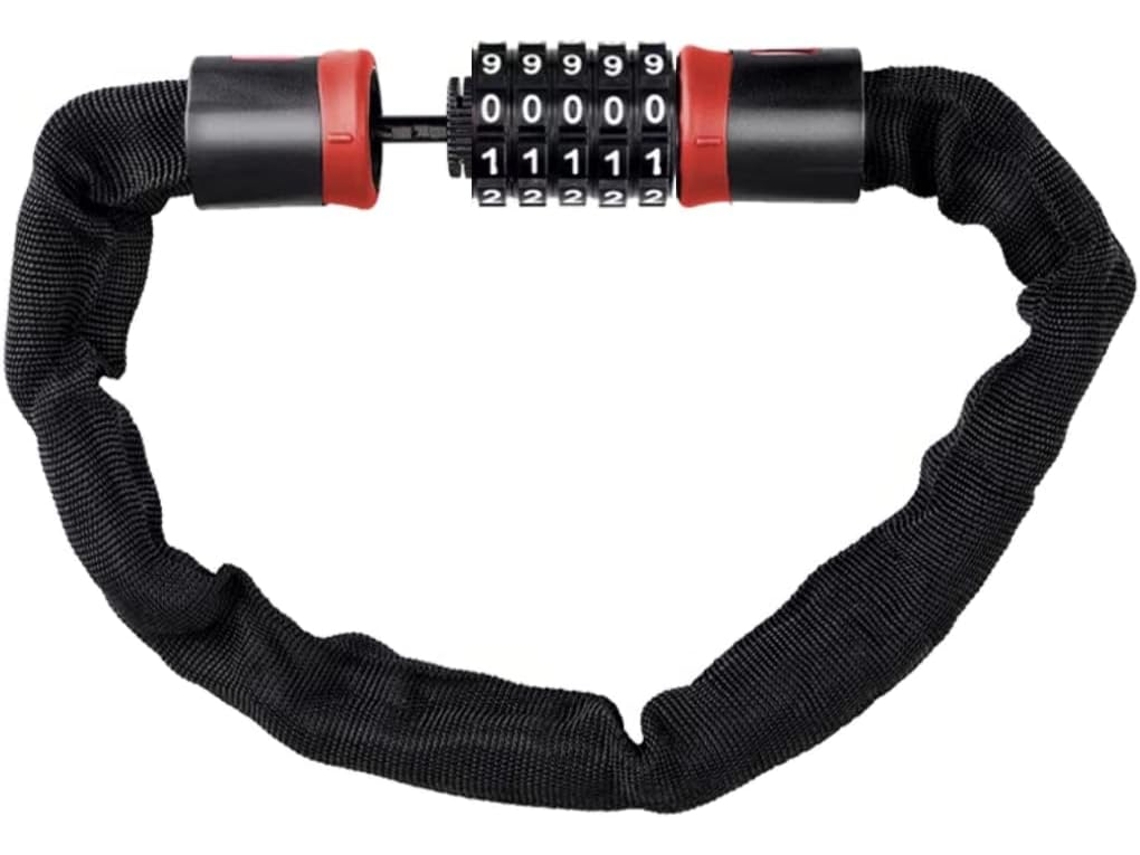 Cadeado De Segurança Para Bicicleta Com Código De 6 Mm E Corrente De 5 Dígitos, Resistente às Intempéries E Antifurto, Para Bicicl Aquaforge