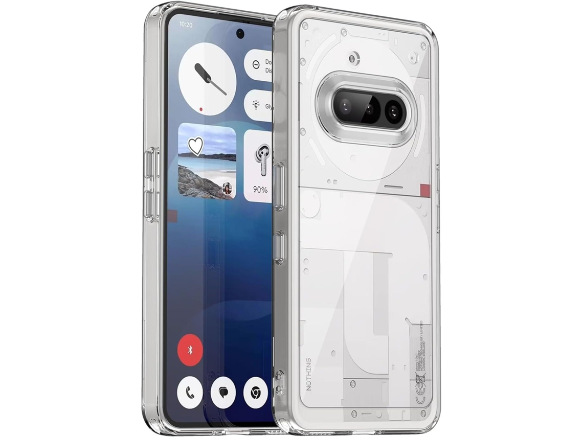 Lurelia Kit Capa Tpu Gel Para Nothing Phone 3a (5g), Vidro Temperado 2d Para Ecrã, Transparente