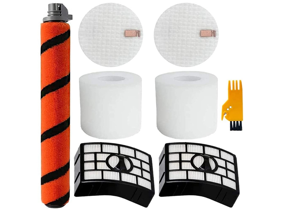 Kit de substituição compatível para aspirador de pó shark az1000w az1002 ax950 ax951 ax952 com rolo de escova, filtros hepa