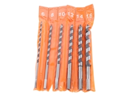 Conjunto de Brocas para Carpintaria 6pcs 230mm Longo Haste Hexagonal