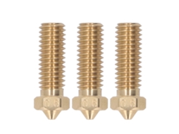 Bico De Latão Para Impressora 3d 3 Buracos Alto Fluxo Hotend 0.6mm Filamento 1.75mm 3pcs