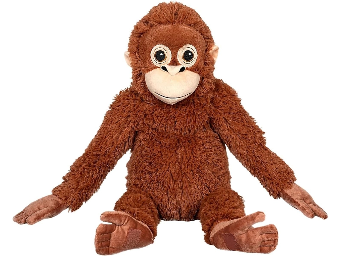 Macaco De Pelúcia Fofo E Aconchegante, 66 Cm Altura, Em Pose