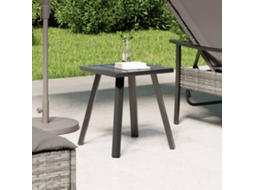 Vidaxl Mesa De Jardim 34x34x38 Cm Aço Antracite