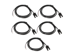 5pcs Sensor Fotoelétrico Tipo U De Alta Precisão Abs Tipo Canal Dc5 A 24v Interruptor Fotoelétrico