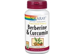 Solaray Berberina & Curcumina 600 Mg 60 Cápsulas Vegetales