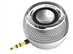 Alto Falante Portátil, Mini Alto Falante Sem Fio De 3 W, 27 Mm E 8 Polegadas Com Entrada De Áudio Auxiliar De 3,5 Mm, Transparente Olysi Shop