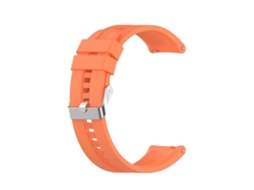 Pulseira De Silicone Para Huawei Watch Gt 2 42mm Com Fivela Prateada (branca)