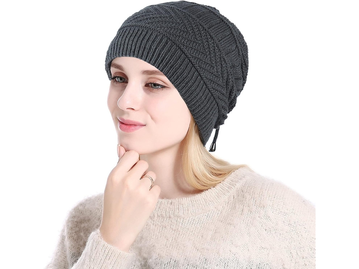 Gorros de Crochê Elásticos para Homens Mulheres Meninas Coque Rabo Furo | S/MARCA