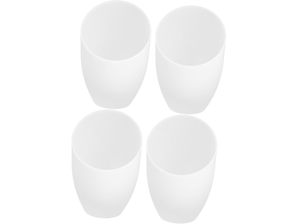 Conjunto de 4 Luminárias de Mesa de Plástico Mm SFUSHOS