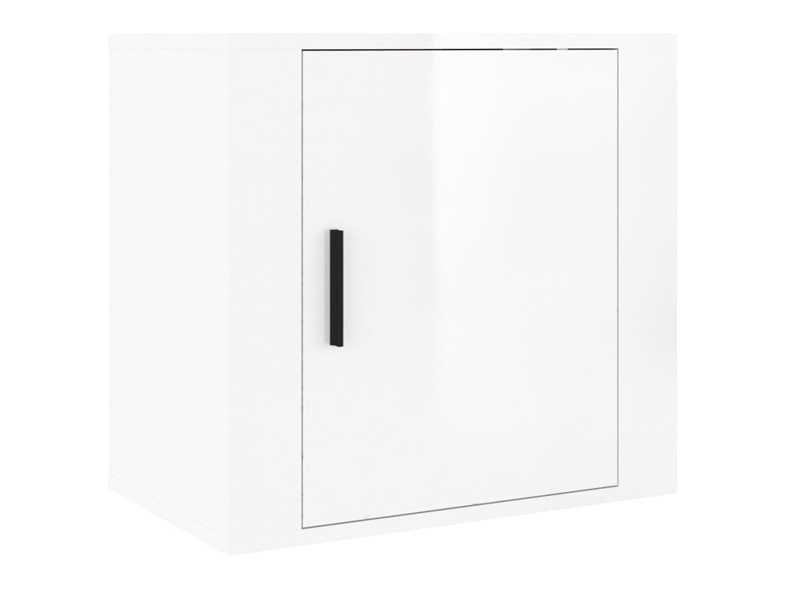Wall-mounted Bedside Cabinet, Wall-mounted Bedside Cabinets Vidaxl Branco Madeira Processada (n/a)