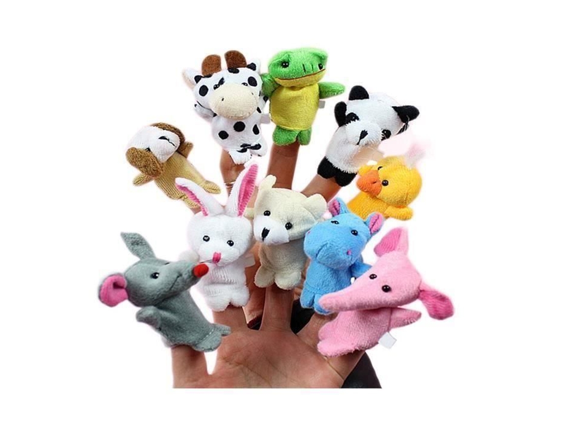 10 peças sortidas de bonecos de pelúcia de pelúcia de animais para crianças bebê mini bonecas P02097