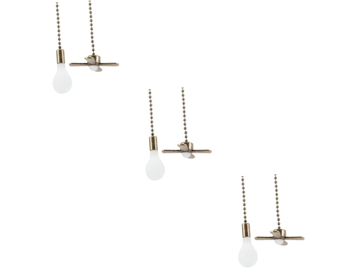 Conjunto De 3 Extensões De Corrente Para Ventilador De Teto Para Decoração.