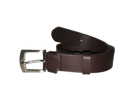 Cinto De Homem Tusco Clássico Pele Castanho (100 Cm)