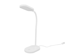 Lâmpada de Escritório Led Abs 5000k 12 Pérolas Controle por Toque 2.8w Usb com Suporte Celular