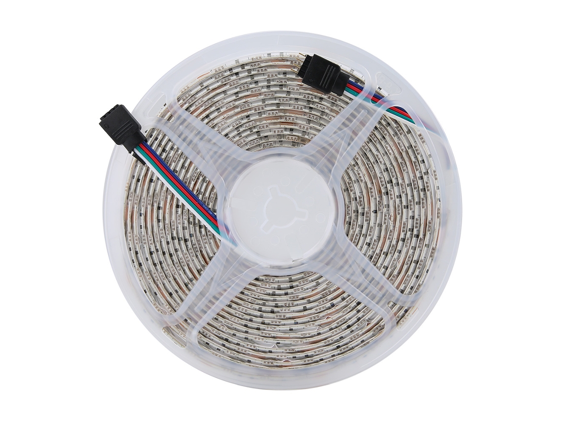 Fita de LED RGB 5050 SMD 2026 com 300 LEDs, 12V, para decoração de fundo de TV.