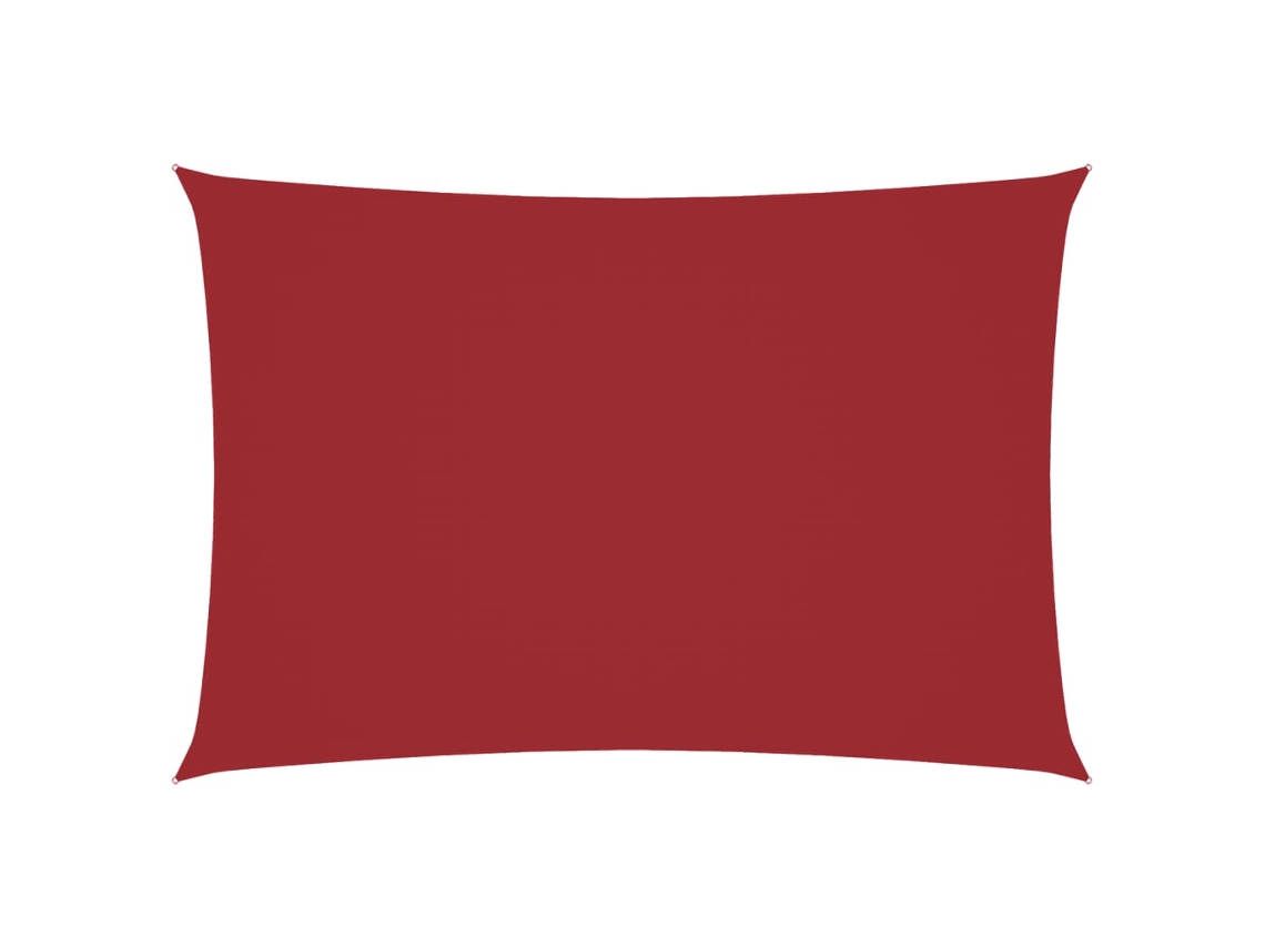Vela Para Sol Tecido Oxford Retangular Vermelho 2,5x4,5 m MAISON EXCLUSIVE