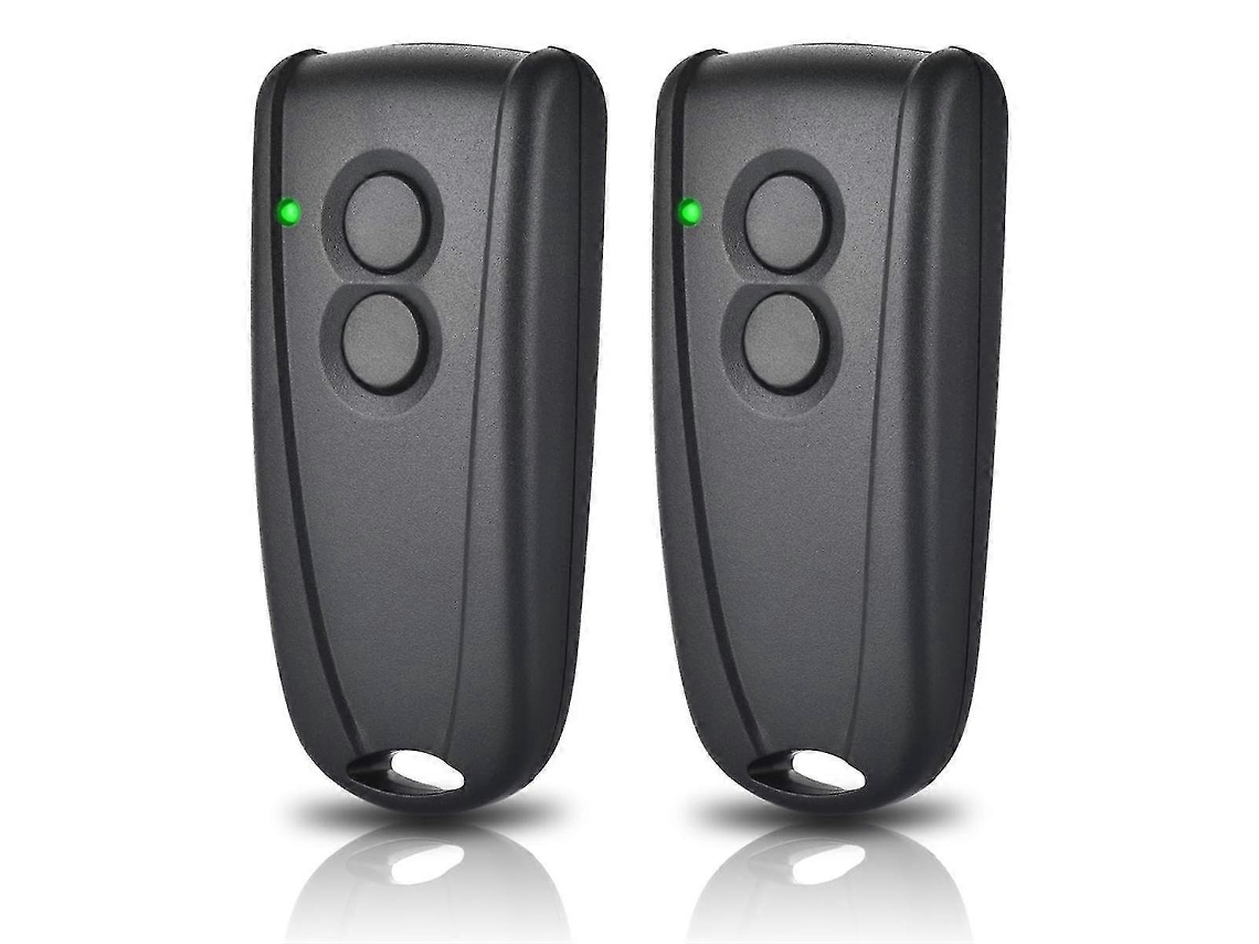 Controle remoto para abertura de porta de garagem Slowmoose 433,92 MHz para transmissores portáteis RSE2 e RSC2 (pacote com 2)