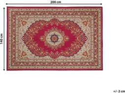 Tapete Karaman (Multicolor - Poliéster - 140x200x0.5 cm)