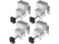 Conjunto De 4 Grampos Fixação Para Gavetas Cozinha, Em Aço Inoxidável, Fáceis De Usar E Montar
