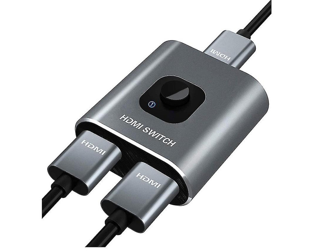 Interruptor Hdmi 4K 60Hz YIZHOOD Inf092 Preto