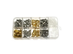 Kit com 150 terminais de fio tipo pá, conectores macho e fêmea de 6,3/4,8/2,8 mm para carros e motocicletas.