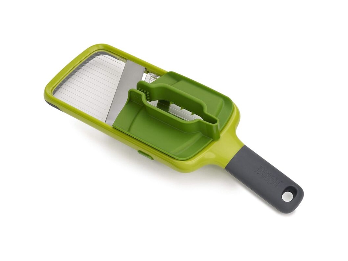 Mandolim Ajustável Com Múltiplas Empunhaduras E 3 Espessuras De Disco, Empunhadura De Precisão Para Alimentos, Verde Slowmoose