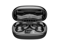 Auriculares Sem Fio Desportos Condução Óssea Redução Ruído Ultra YIZHOOD Bluetooth Preto