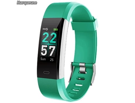 Relógio Conectado Smartwatch MARQUEUNE Ip68 À Prova D'Água Pedômetro para Iphone Samsung Huawei Smartphone Mulheres Homens Verde