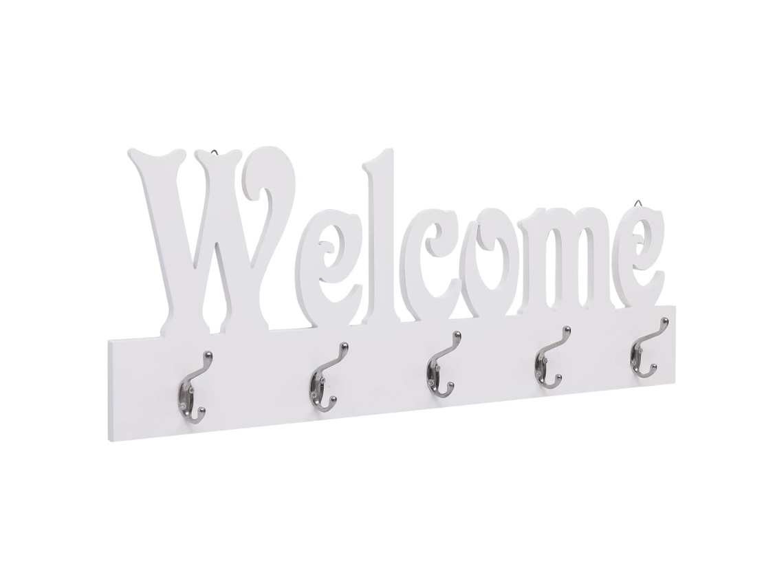 Coat Rack, Coat Racks Vidaxl Branco Mdf (n/a)