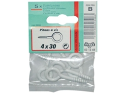 Parafuso Olhal Vynex 6x25 Mm Aço Rilsanizado Conjunto De 3