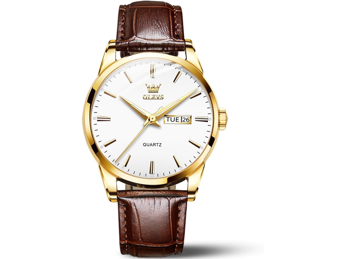 Lurelia Relógio Masculino, Movimento De Quartzo, Analógico, Data/calendário, 1,57 Polegadas, 40 Mm, 0,39 Polegadas, 10 Mm, 9,44 Polegadas, 240 Mm