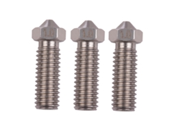 3pcs Bico Volcano de Aço Inoxidável M6 1.0mm | S/MARCA