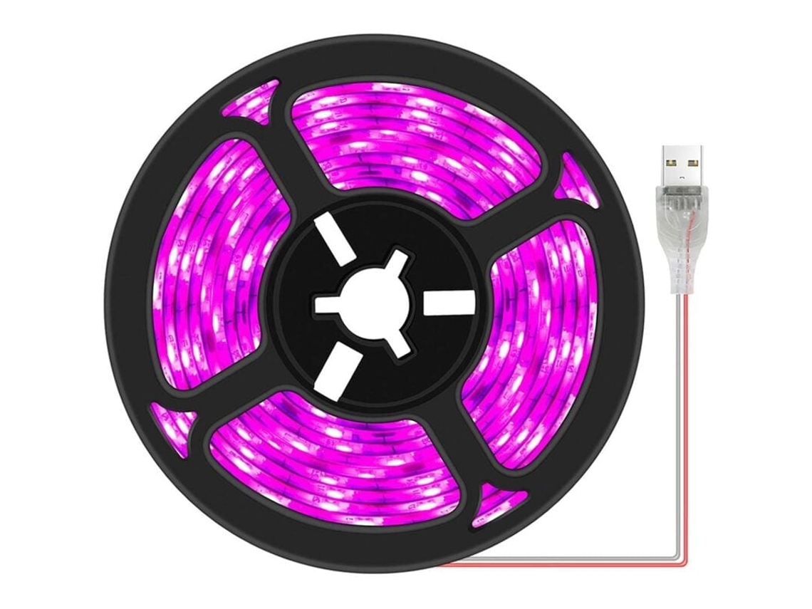 Fitas De Luz De Crescimento Led Para Plantas, Luz Espectro Impermeável Para Plantas Internas, Estufa E Jardinagem, Barras De Luz Usb(3m)