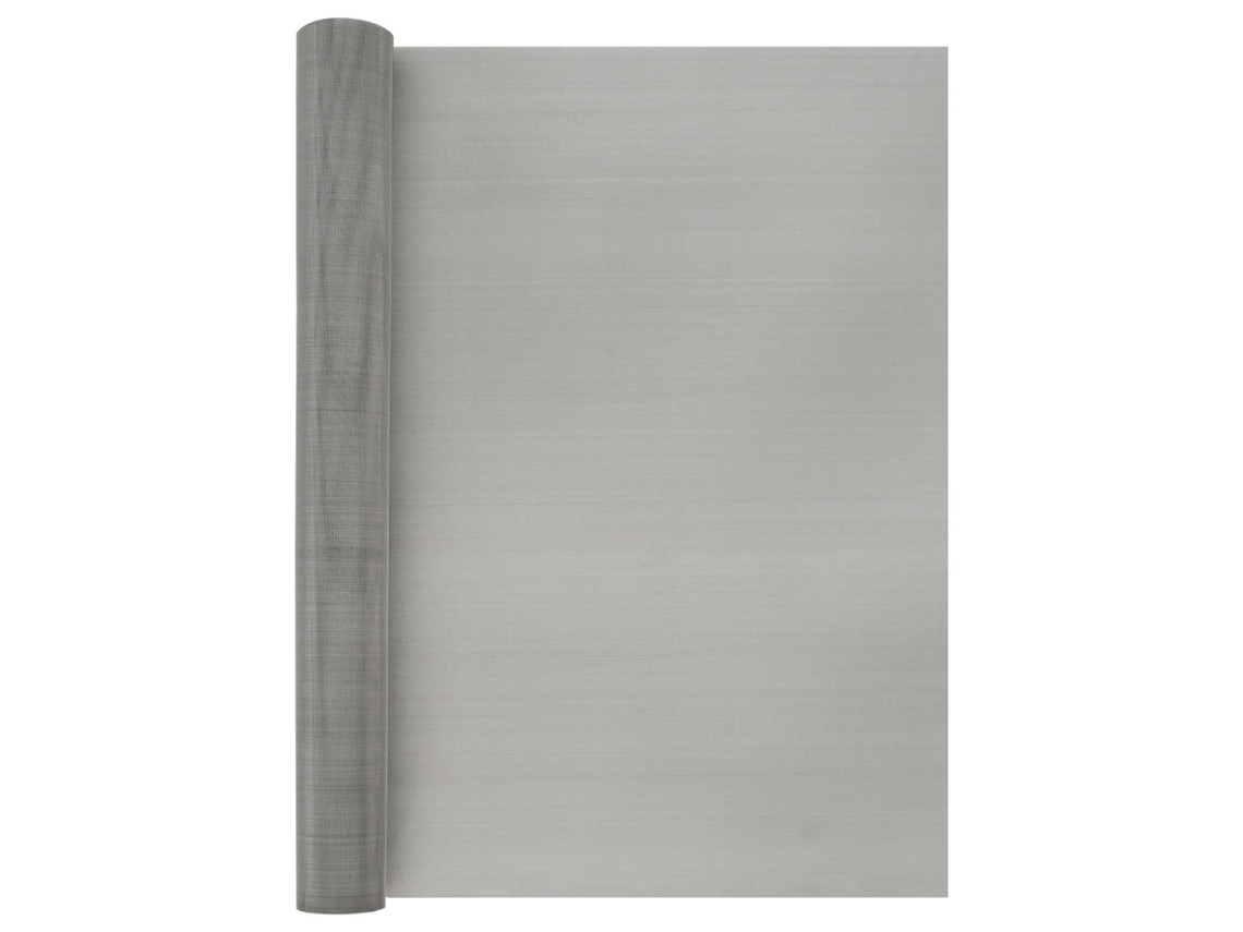 Vidaxl Tela De Malha 60 X 2000 Cm 60 Mesh Aço Inoxidável 201 Prateado