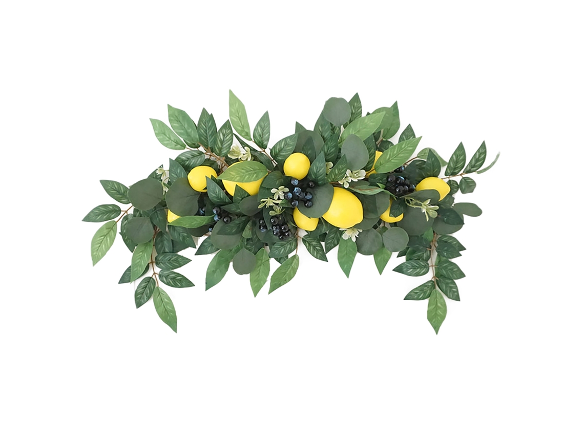 Mesa De Jantar Laxiscreed Com Design Floral Para Decoração De Paredes E Janelas Lemon Berry