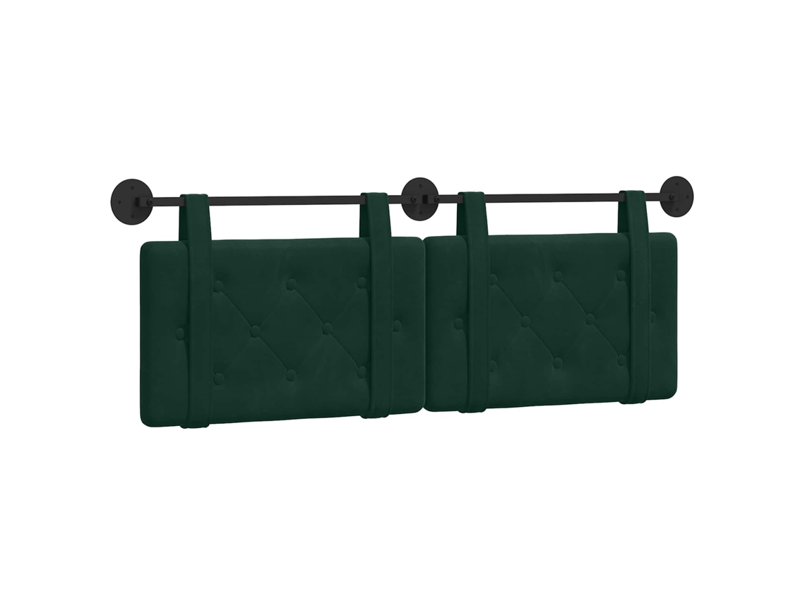 Cabeceira Suspensa Verde Escuro Veludo MAISON EXCLUSIVE
