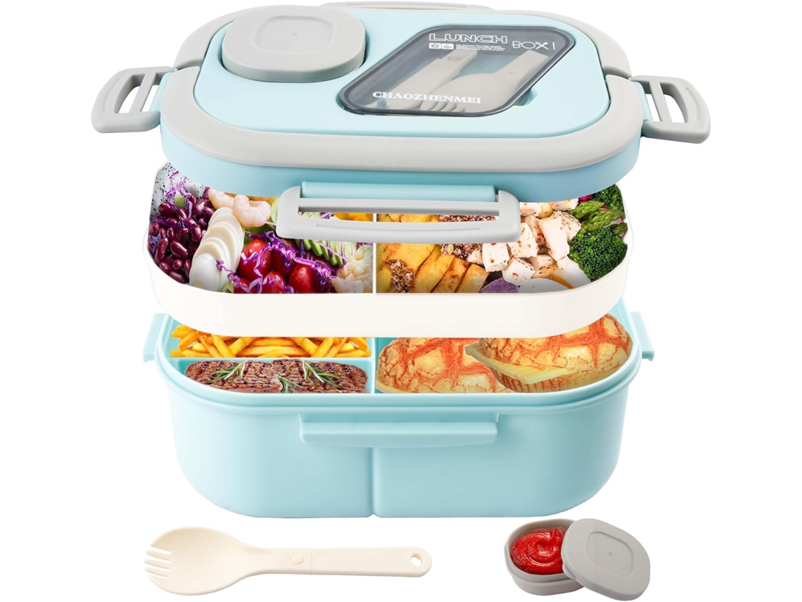 Chaleiras Bento Para Adultos, Caixas Para Salada, Tabuleiros Bento Para Ingredientes, Molhos E Garfos.