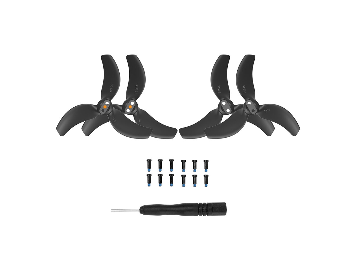 Pares De Hélices 3032s 3032 3x3,2 De 3 Polegadas Com 3 Pás E Parafusos E Chave De Fendas Para Dji Avata 2