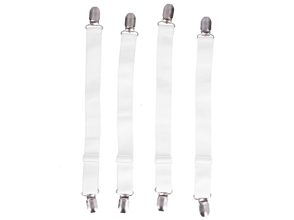 KOFIHETY Fixador Para Colchão, Tiras Para Suporte De Lençóis Com Presilhas Longas Para Prender Lençóis Em Colchões De Qualquer Tamanho, Instalação Em Forma De