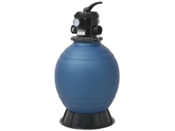 Maison Exclusive - Filtro De Areia P/ Piscina Válvula De 6 Posições Azul 460 Mm