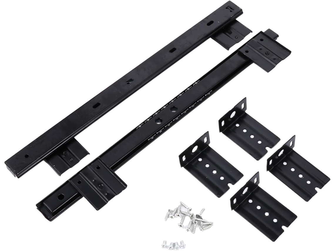 Trilhos Deslizantes Para Teclado Yardenfun Com Rolamentos De Esferas, Trilho De Aço 13, 58 Polegadas Para Mesa De