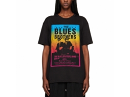 Rockinstone The Blues Brothers Movie Poster Black Adult T-shirt Size:xl