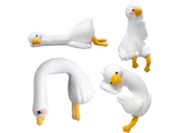 Decorações De Computador Lazy Duck, Conjunto De 4 Acessórios Fofos Para Monitor Que Melhoram O Humor, Para E