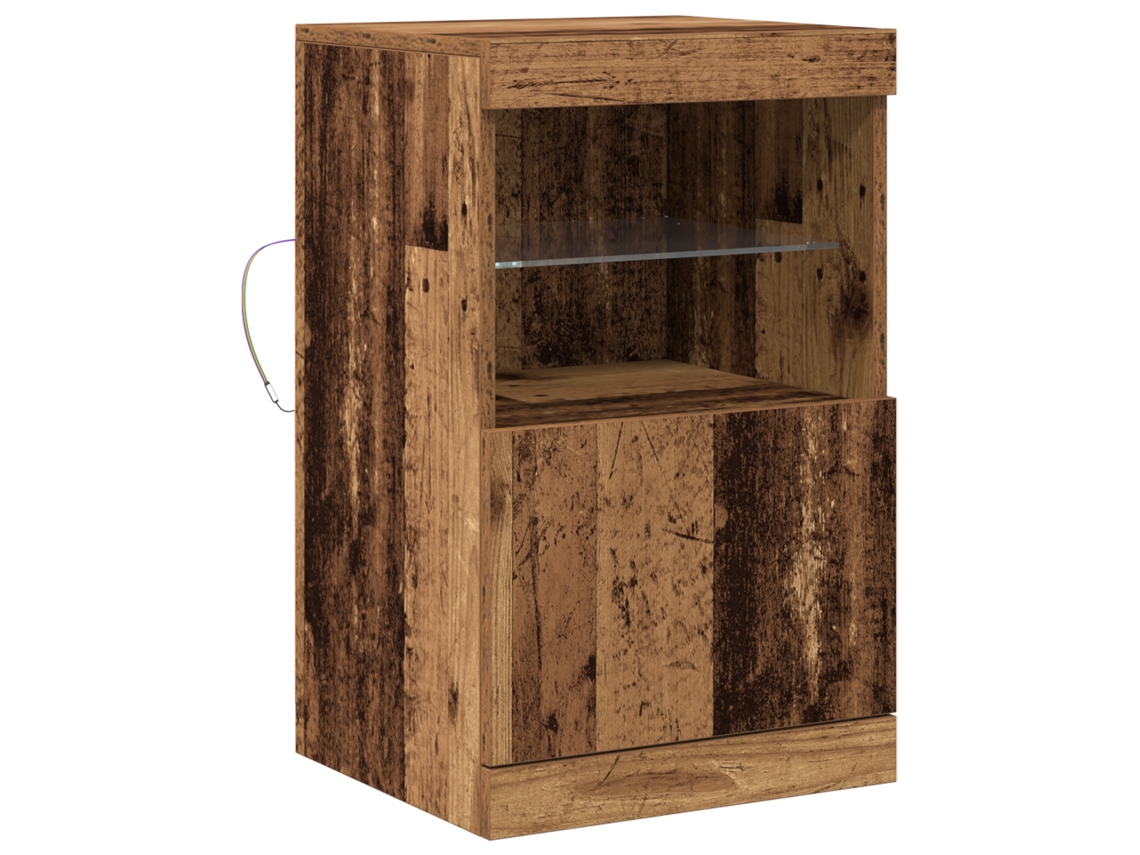 Conjunto 1 Buffet Moderno Vidaxl Castanho Derivados De Madeira (41 X 37 X 67 Cm)