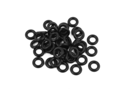 Anéis de Vedação de Borracha Nbr resistente ao calor, 8x1,9 mm, preto, 40 unidades CHABERLU