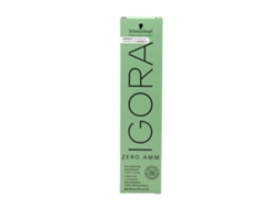 Tinta Permanente SCHWARZKOPF Igora Zero Amm Preto Nº 1-0 60 Ml